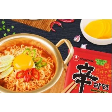 Nongshim Shin Noodle 1 Pack 120g  Made in Korea   China