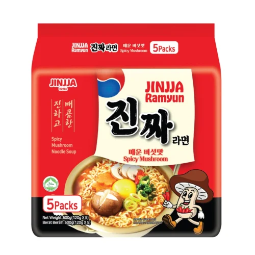 JINJJA Ramen Ramyun Noodle 5 Packs X 120g