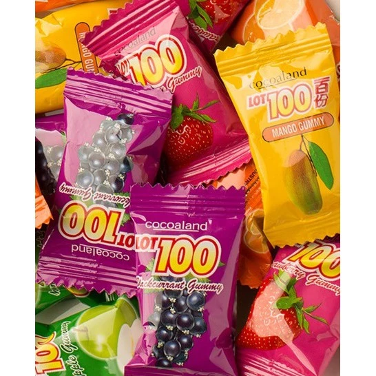 LOT 100 GUMMY CANDY 130G ASSORTED