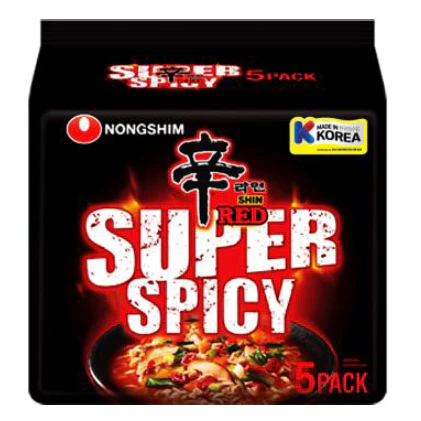 Nongshim Ramen Multipack 5 Packs X 120g  Korea   China