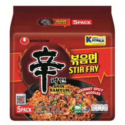 Nongshim Ramen 5 packs X 120g  Korea   China