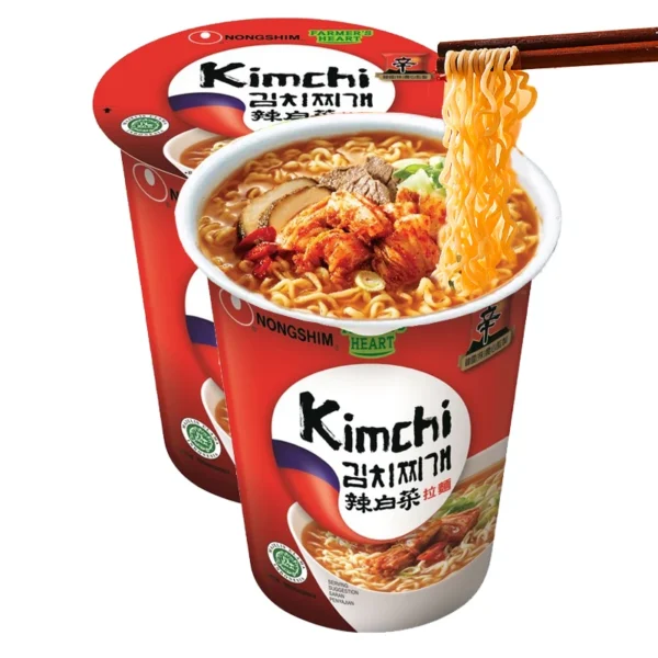 ramen-coreano-nongshim-kimchi-cup-noodle-small-bol-onesupermarket Nong Shim Shin Cup 72g